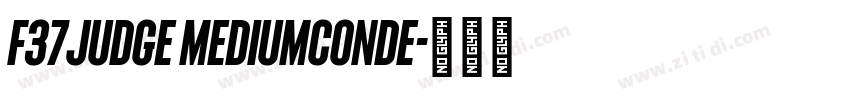 F37Judge MediumConde字体转换